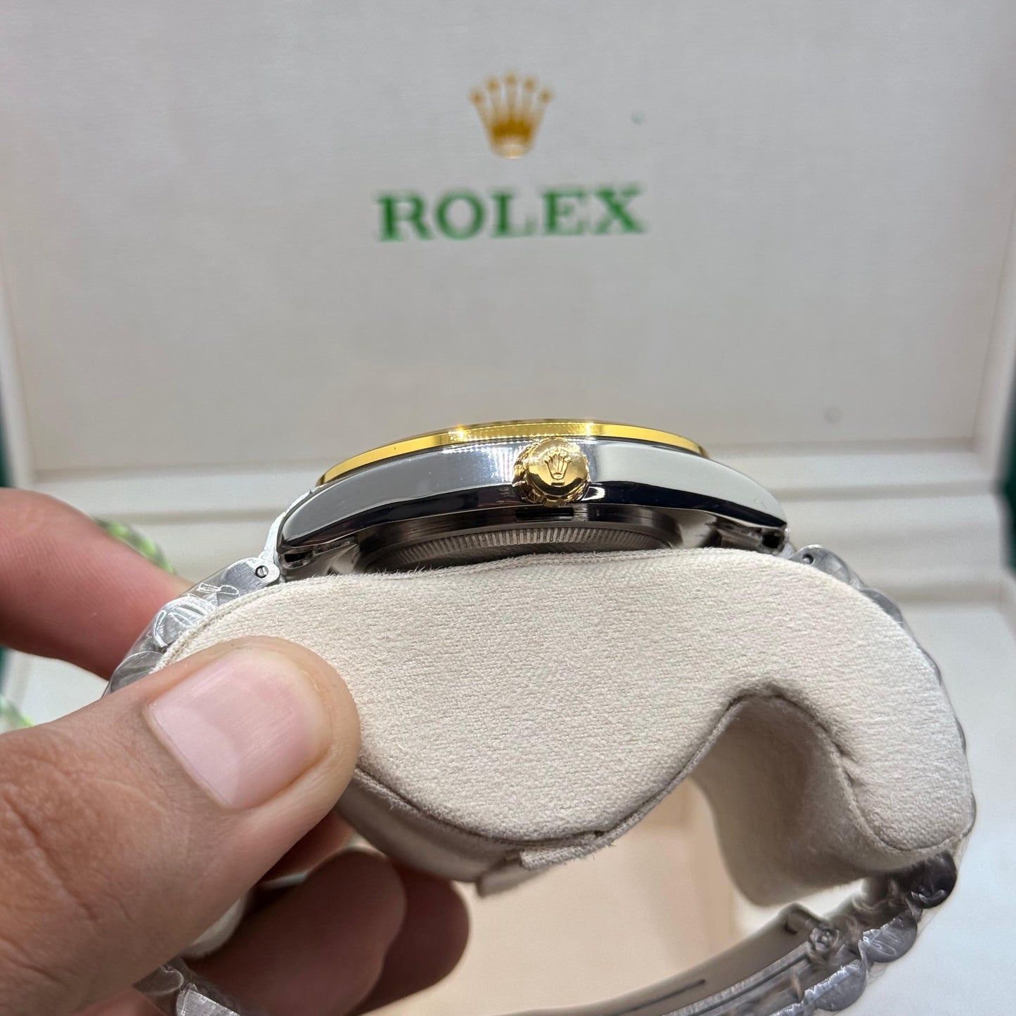 Rolex oyster truetone with black dial