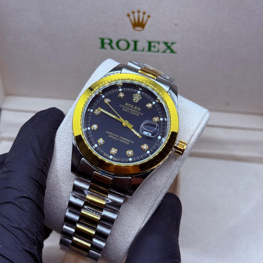 Rolex oyster truetone with black dial